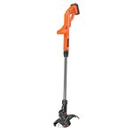 BLACK+DECKER 20V MAX Cordless String Trimmer/Edger Kit, Automatic Feed Spool, 10-Inch (LST201-CA)