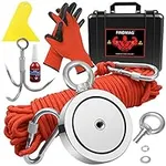 1725 lbs Fishing Magnet Kit, Double