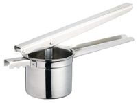 KitchenCraft MasterClass MCRICERSS Deluxe Stainless Steel Mash Potato Ricer for Mashed Potato, Fishcakes and Rosti,10.1 x 31 x 13 centimetres, Silver