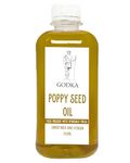 Godka Organic Poppy Seed Oil (Cold Pressed Khas Khas Oil) / 100% Pure poppy seed oil For Hair Growth & Skin Body Moisturizer,250 ml