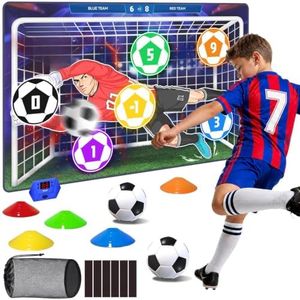 Electronic Scoring Soccer Game for Kids, Indoor Outdoor Soccer Training Toy