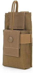Aoutacc Molle Short Radio Pouch, Nylon Molle Tactical Radio Holder Case for BaoFeng UV-5R UV82, T