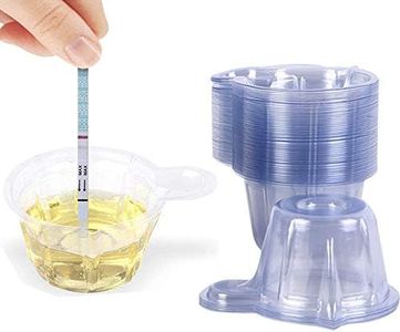 150 Pack 40ml Urine Cups Plastic Disposable Easy to Collect Urine Specimen Cups for Pregnancy Test/Ovulation Test/pH Test