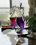 Aggarwal Crockery & Scientific Stores SEA Horse Cocktail Glass 330ML Set of 1pc