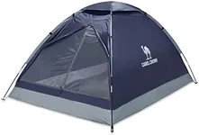 CAMEL CROWN 2 Person Camping Tent with Removable Rain Fly, Easy Setup Outdoor Tents Water Resistant Lightweight Portable for Family Backpacking