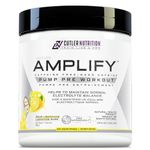 Cutler Nutrition Amplify 2.0 Caffeine Free Pre Workout for Men and Women Stimulant Free Muscle Pump Enhancer with Nitrates (Arginine Nitrate), Coconut Water, and L-Citrulline, Sour Lemonade Flavor