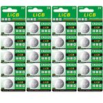 LiCB CR2025 Battery CR 2025 3V Lithium Battery 20 PCS