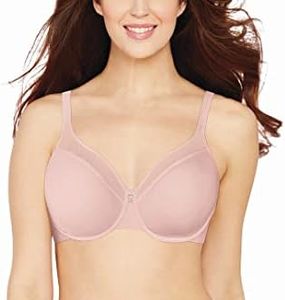 Bali Women's One Smooth U Full Coverage Bra, Hush Pink, 34C