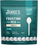 Judee's Vanilla Frosting Mix 2 lb - Great for Decorating Cookies and Cakes - Non-Dairy Alternative - Made in USA - Vegan and Non-GMO - Gluten-Free and Nut-Free