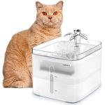 NPET 3L Cat Water Fountain for Drinking, Pet Drinking Fountain for Cats and Dogs, Automatic Cat Water Dispensers, Ultra Silent Dog Fountain with 2 Filters, Water Bowl