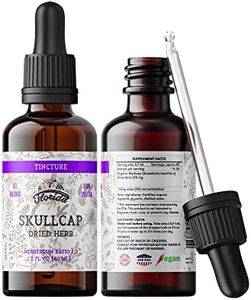 Skullcap Tincture, Organic Skullcap Extract, Skullcap Drops (Scutellaria lateriflora) Dried Herb 2 0z (60 ml)