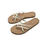 Volcom Women's Criss Cross Strap Sandal Water Shoe, Glow, 8 B (M)