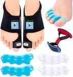 Wifamy Bunion Corrector big toe straightener, Toe Separators to Correct Bunions, Toe Spacers for Pain Relief, Hallux Valgus Brace Toe Stretch Band – Lightweight, Comfortable and Breathable