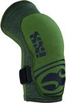 ixs Carve Evo+ Breathable Moisture-Wicking Padded Protective Elbow Guard, Elbow Protector, Elbow Sleeve, Elbow Pads Women & Men, Mountain Bike Pads, (Olive, L)