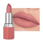 Nude Matte Lipsticks,Nude Lipcolor For Women Long Lasting Pink Red Lipstick,Waterproof Non-stick Cup Natural Nude Moisturizing Hydrating High Pigmented Smooth Velvet Texture Lip Stick For Makeup(#03)