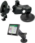 GPS Dash Mount, Drill-Down Dual-Ball Dashboard Bracket Holder for Garmin Nuvi 2577LT 42LM 44 52LM 54 55LMT 56 2457 2497 GPS (4.5'' Length)