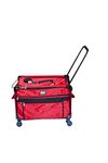 Tutto Monster Machine on Wheels Sewing Machine Case, 2XL Red