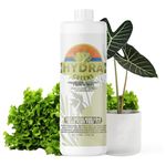 HydraGreens Houseplant & Vegetable Garden Fertilizer - with Sea Kelp to Stimulate Root & Foliage Growth - All Purpose Nutrient Rich Liquid Plant Food for Indoor & Outdoor Gardens NPK 3-1-2 16 oz