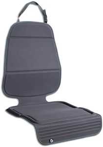 Munchkin Child Car Seat Protector, Elite Seat Guardian with Grime Guard Fabric, Dark Grey