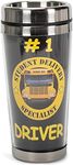 Dicksons Number 1 Bus Driver, Student Delivery Specialist 16 Ounce Stainless Steel Travel Tumbler Mug