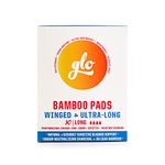 glo Organic Bamboo Light Incontinence Pads - Ultra Biodegradable for Sensitive Bladders & Periods - Superior Leak Protection and Comfort Sanitary Towels - 10 Count