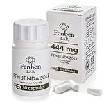 Fenbendazole 444mg, Purity >99%, by Fenben Lab, Certified Third-Party Laboratory Tested, Analysis Report Included, 30 capsules