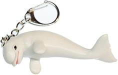 Beluga Key Ring Chain Miniblings Ocean Sea Animal Whale Baby