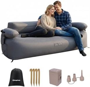 KingCamp Double Camping Inflatable Couch with Built-in Electric Pump