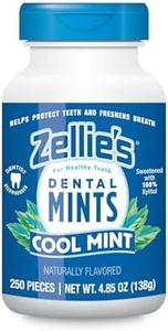 Zellie's | 100% Xylitol Cool Mint Breath Mints | No Aspartame, Gluten Free, Vegan & Kosher (250 Count - Pack of 1)
