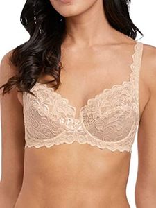 Wacoal - Soutien-Gorge Dentelle Stretch à Armature Eglantine crème brûlée