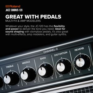 Roland JC-120 Jazz Chorus Guitar Amplifier – Stereo Combo Amp