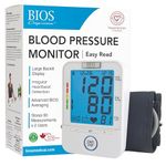 BIOS Diagnostic Blood Pressure Monitor - Easy Read, Easy to use, Accurate Readings,Extra Large Blue Backlit Screen, 2 Users, 90 memory, Home Use, The #1 Canadian Blood Pressure Manufacturer*