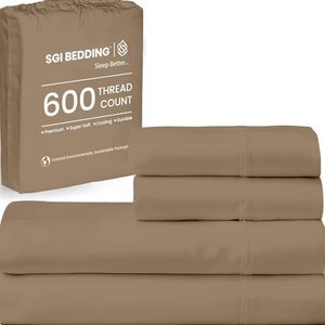 SGI Bedding 600 Thread Count Egyptian Cotton Sheets RV Short Queen