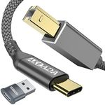 USB C Printer Cable 15ft, AkoaDa US