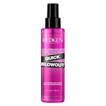 Redken Quick Blowout Heat Protection Spray for All Hair Types | Reduces blow dry time | Blowdry spray,125ml.