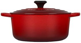 Le Creuset Enameled Cast-Iron 5-1/2-Quart Round French Oven Cerise