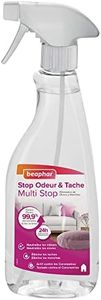 BEAPHAR – Spray Stop Odeur et Tache – Neutralise les odeurs et élimine les taches tenaces – 24h antibactérien – Élimine 99,9% des bactéries – Fraîcheur durable – Sans colorant – 500 ml
