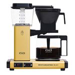 Moccamaster KBG Select, Filter Coffee Machine, Coffee Maker, Pastel Yellow, UK Plug, 1.25 Liters