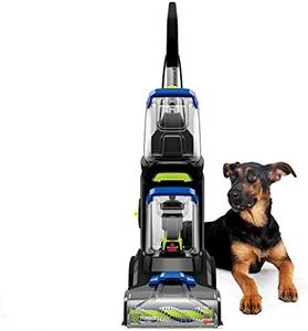 BISSELL - Upright Carpet Cleaners - PowerClean Dual Pro Pet - with Upholstery Brush and Hose Attachment | 3072C , Blue