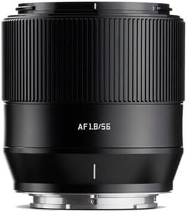 TTartisan AF 56mm F1.8 APS-C Autofocus Lens for Sony E Mount Camera A5000 A5100 A6000 A6100 A6300 A6400 A6500 A6600 NEX-3 NEX-3N, Large Aperture, Support Type-c Upgrade, Eye Auto Focus, ED Element