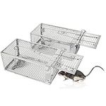2-Pack Humane Rat Traps, Live Mouse