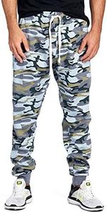 PROCUBE USA ProGo Men's Joggers Sweatpants Basic Fleece Marled Jogger Pant Elastic Waist (X-Large, Slade Camouflage)