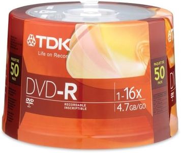 TDK 16X DVD-R 50 Pack Spindle