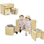 HONEY JOY Kids Table and Chair Set,