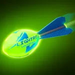 LIGHTRO - Foam Glow in The Dark Football - Super Bright - Smart LEDs - Batteries Included - Football Game for Kids 8 9 10 11 12 - A Perfect Birthday and Summer Gift