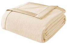 BSB HOME Micro Fleece Blanket/Dohar with Antipill Property for Single Bed (60 x 86 inches) |Ultrasoft & Lightweight Antipilling Blanket with Satin Piping Border - 250 GSM | (Cream)