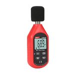 UNI-T Decibel Meter Ut353Bt, Digital Sound Level Meter 30-130Db Audio Noise Volume Measure Device Free App for iOS/Android, Max/Min Fast/Slow Data Hold LCD Back