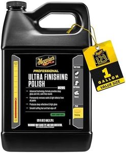 Meguiar's Professional Ultra Finishing Polish M20501 - Scratch and Swirl Remover, High-Gloss Detailing Polish for a Show Car Shine, for Use by Hand, DA Polisher or Rotary, 128 Oz, 1 Gallon