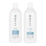 BIOLAGE VolumeBloom Shampoo and Conditioner set 1L, Duo Hair Care Bundle For Fine Hair, Lightweight Volume & Shine, Paraben-Free