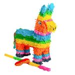 Fax Potato Donkey Cardboard Piñata - 40cm x 13cm x 55cm - Fill Your Own Kids Party Decoration